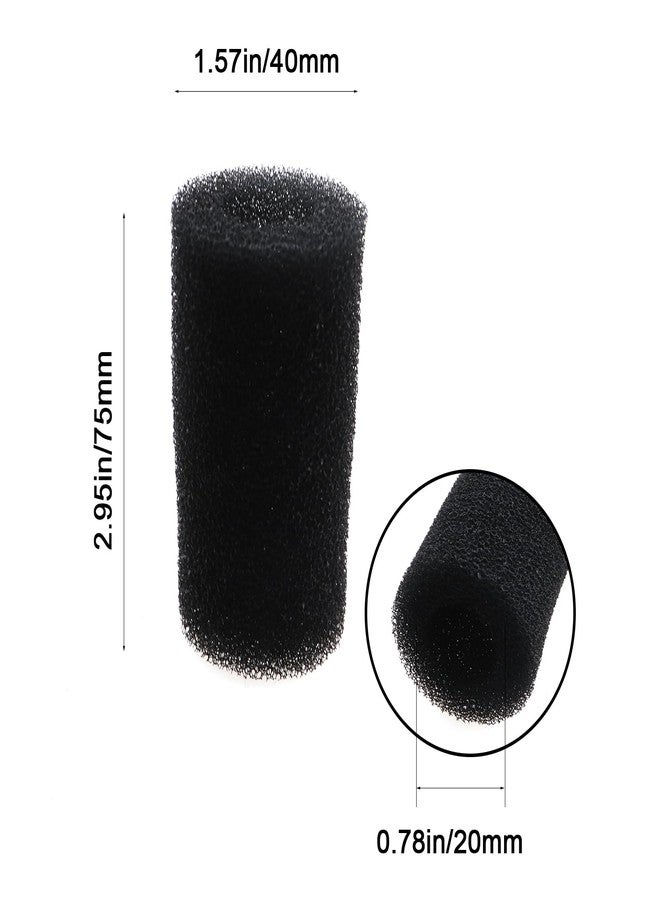 CXMTECH 12PCS 0.8 Inch Aquarium Pump Sponge Filter Accessories Pet Supplies Suitable for Fish Tank Cover Fittings - Image 2